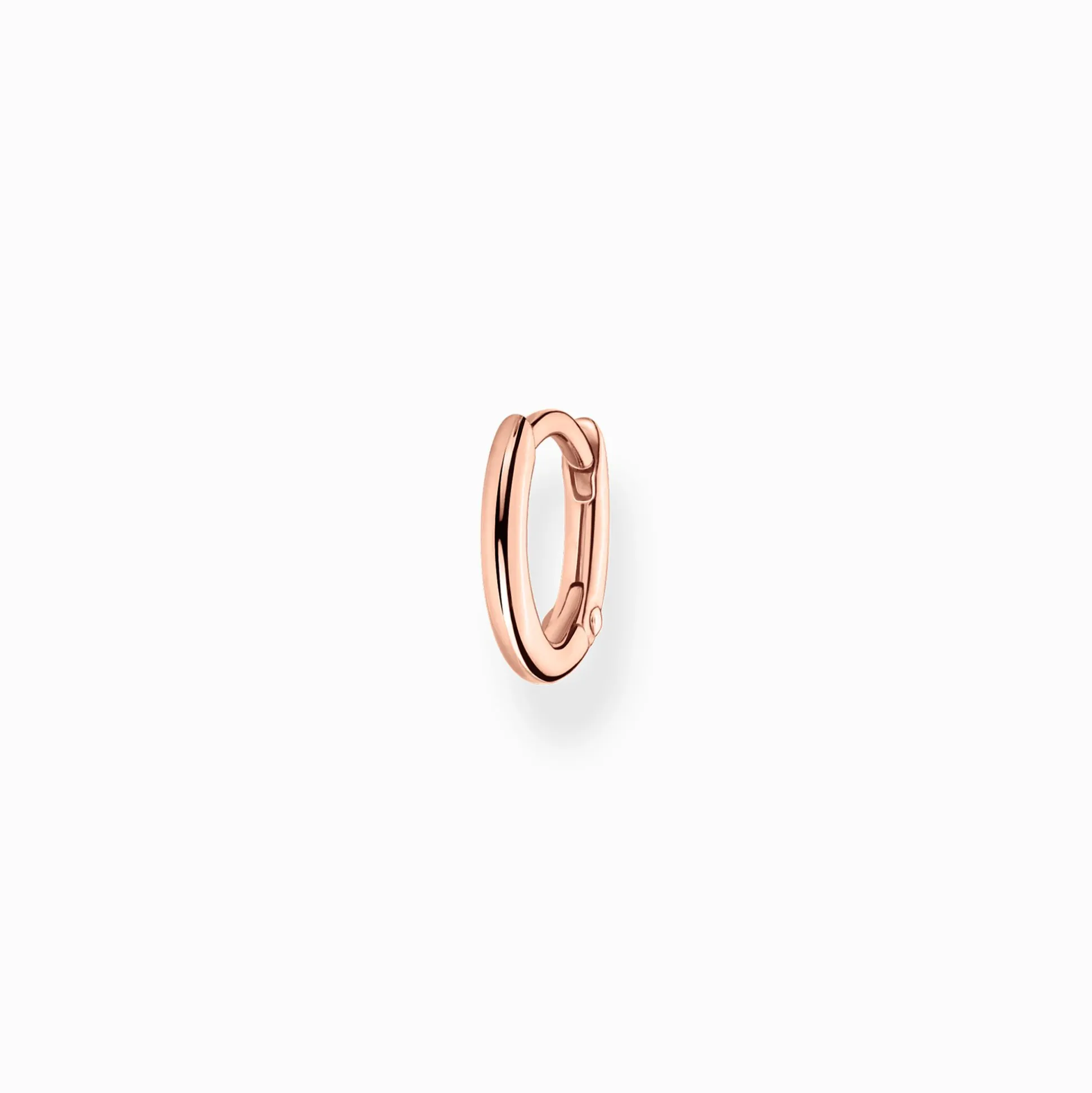 Discount Créoleunique classique or rose Femme Créoles|Placage Or Rose 18 Carats - Argent 925