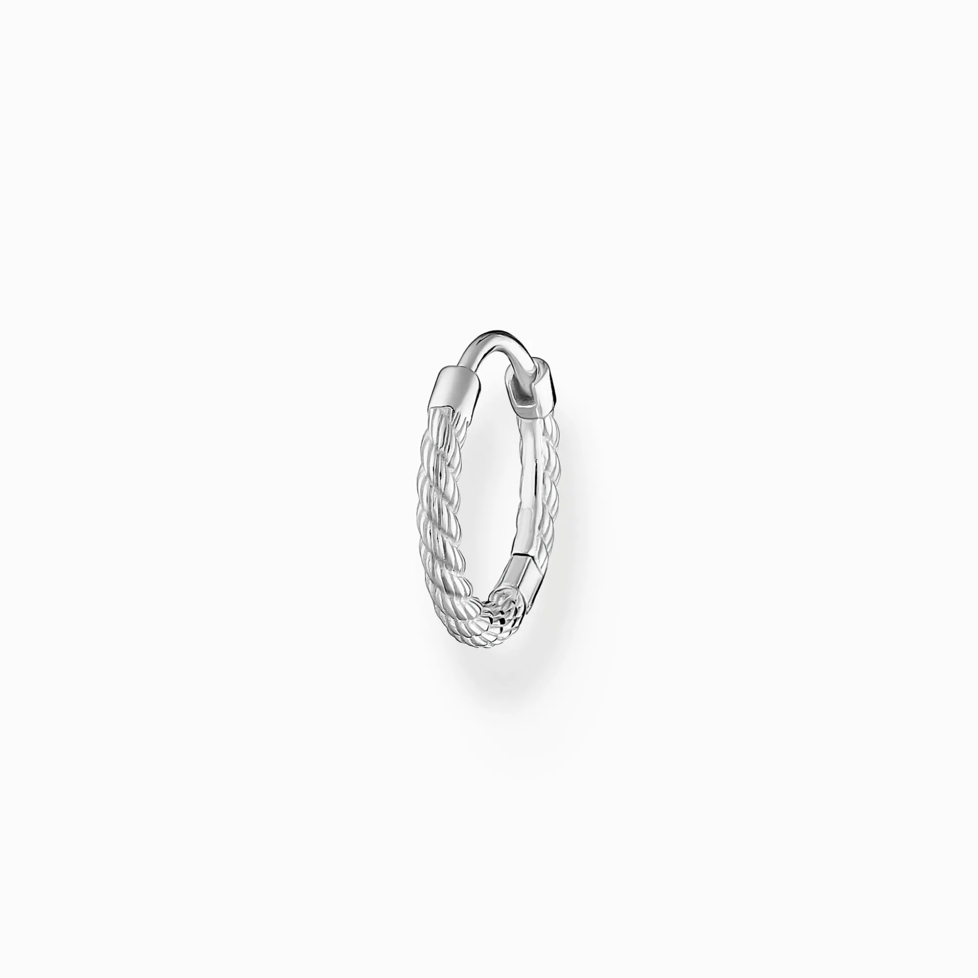 Hot Créoleunique corde argent Femme Créoles