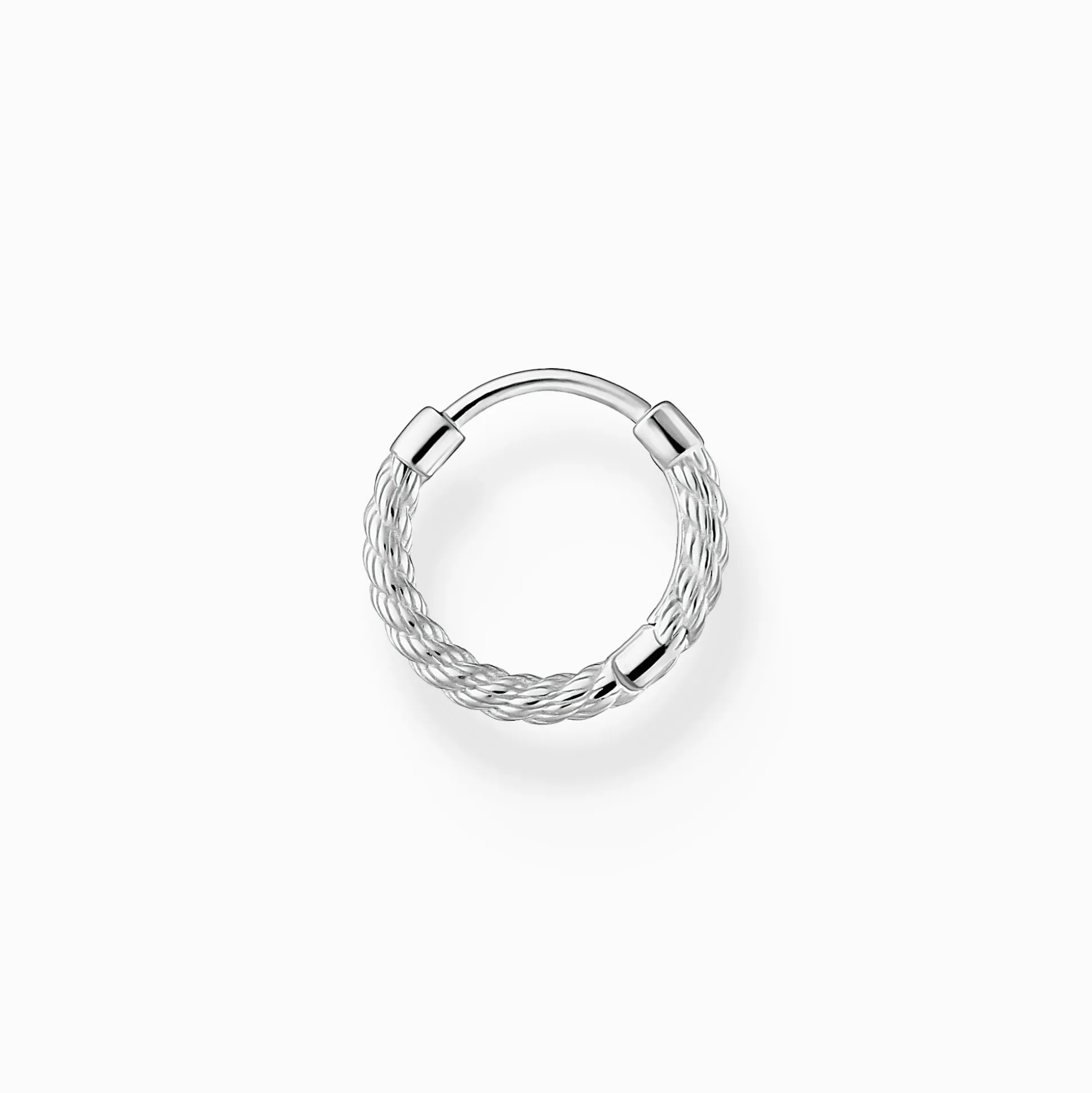 Hot Créoleunique corde argent Femme Créoles