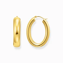 Online Grandes boucles d'oreilles en plaqué or Femme Créoles