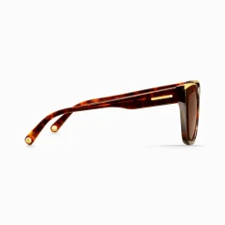 Shop Lunettes de soleil Audrey Cat-Eye havane Femme Lunettes De Soleil