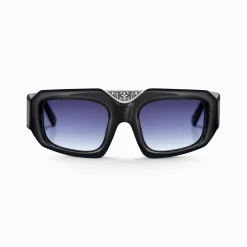 New Lunettes de soleil BLAKE, bleues et noires Femme Lunettes De Soleil|Lunettes De Soleil