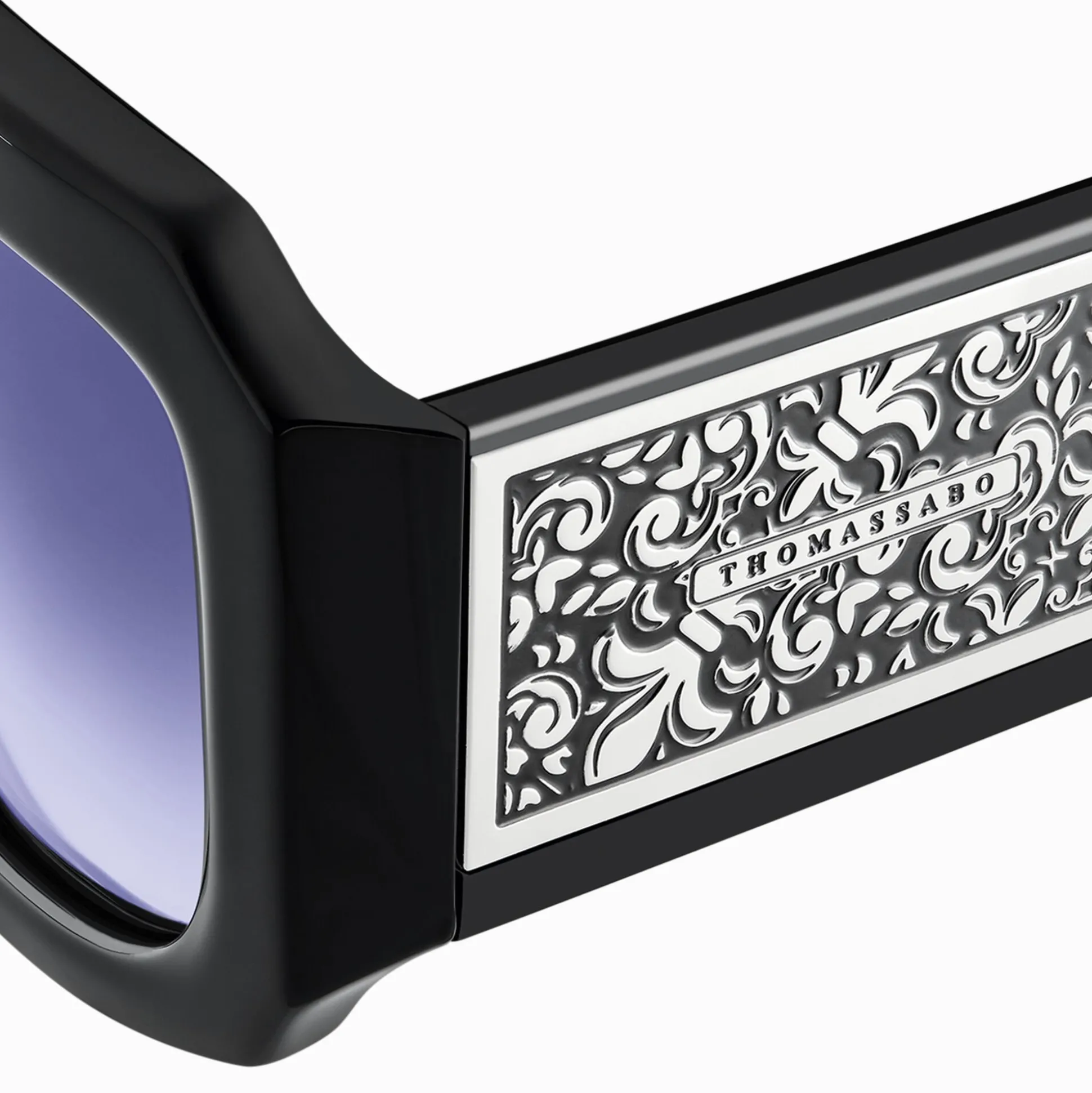 New Lunettes de soleil BLAKE, bleues et noires Femme Lunettes De Soleil|Lunettes De Soleil