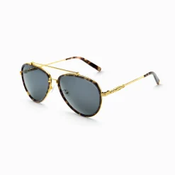 Shop Lunettes de soleil Harrison pilote ethnique havane Femme Lunettes De Soleil|Lunettes De Soleil
