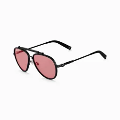 Shop Lunettes de soleil Harrison style aviateur rouge foncé Femme Lunettes De Soleil|Lunettes De Soleil