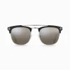 Clearance Lunettes de soleil James trapézoïdales croix effet miroir Femme Lunettes De Soleil|Lunettes De Soleil