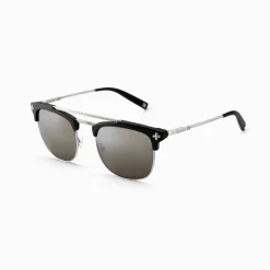 Clearance Lunettes de soleil James trapézoïdales croix effet miroir Femme Lunettes De Soleil|Lunettes De Soleil