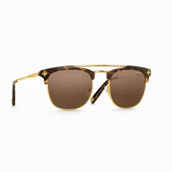 Online Lunettes de soleil James trapézoïdales croix havane Femme Lunettes De Soleil|Lunettes De Soleil
