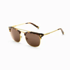 Online Lunettes de soleil James trapézoïdales croix havane Femme Lunettes De Soleil|Lunettes De Soleil
