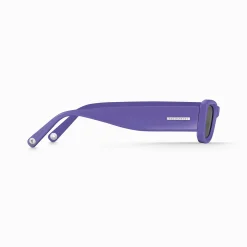 Online Lunettes de soleil Kim étroite rectangulaire violet Femme Lunettes De Soleil