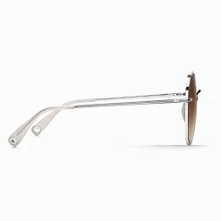 Cheap Lunettes de soleil Mia quadratiques marron Femme Lunettes De Soleil