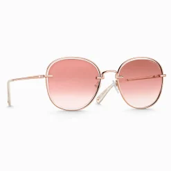 Cheap Lunettes de soleil Mia quadratiques rose Femme Lunettes De Soleil