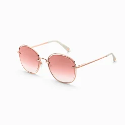 Cheap Lunettes de soleil Mia quadratiques rose Femme Lunettes De Soleil