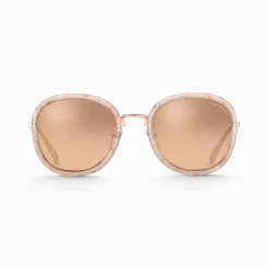 Online Lunettes de soleil Mia quadratiques rose effet miroir Femme Lunettes De Soleil
