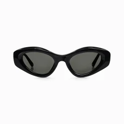 Fashion Lunettes de soleil RILEY, ovales et noires Femme Lunettes De Soleil|Lunettes De Soleil