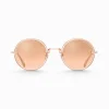 Sale Lunettes de soleil Romy rondes effet miroir Femme Lunettes De Soleil