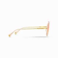 Flash Sale Lunettes de soleil Romy rondes ethnique effet miroir Femme Lunettes De Soleil