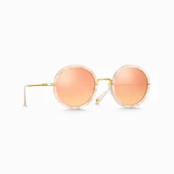 Flash Sale Lunettes de soleil Romy rondes ethnique effet miroir Femme Lunettes De Soleil