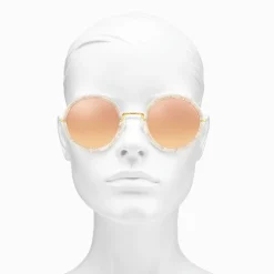 Flash Sale Lunettes de soleil Romy rondes ethnique effet miroir Femme Lunettes De Soleil
