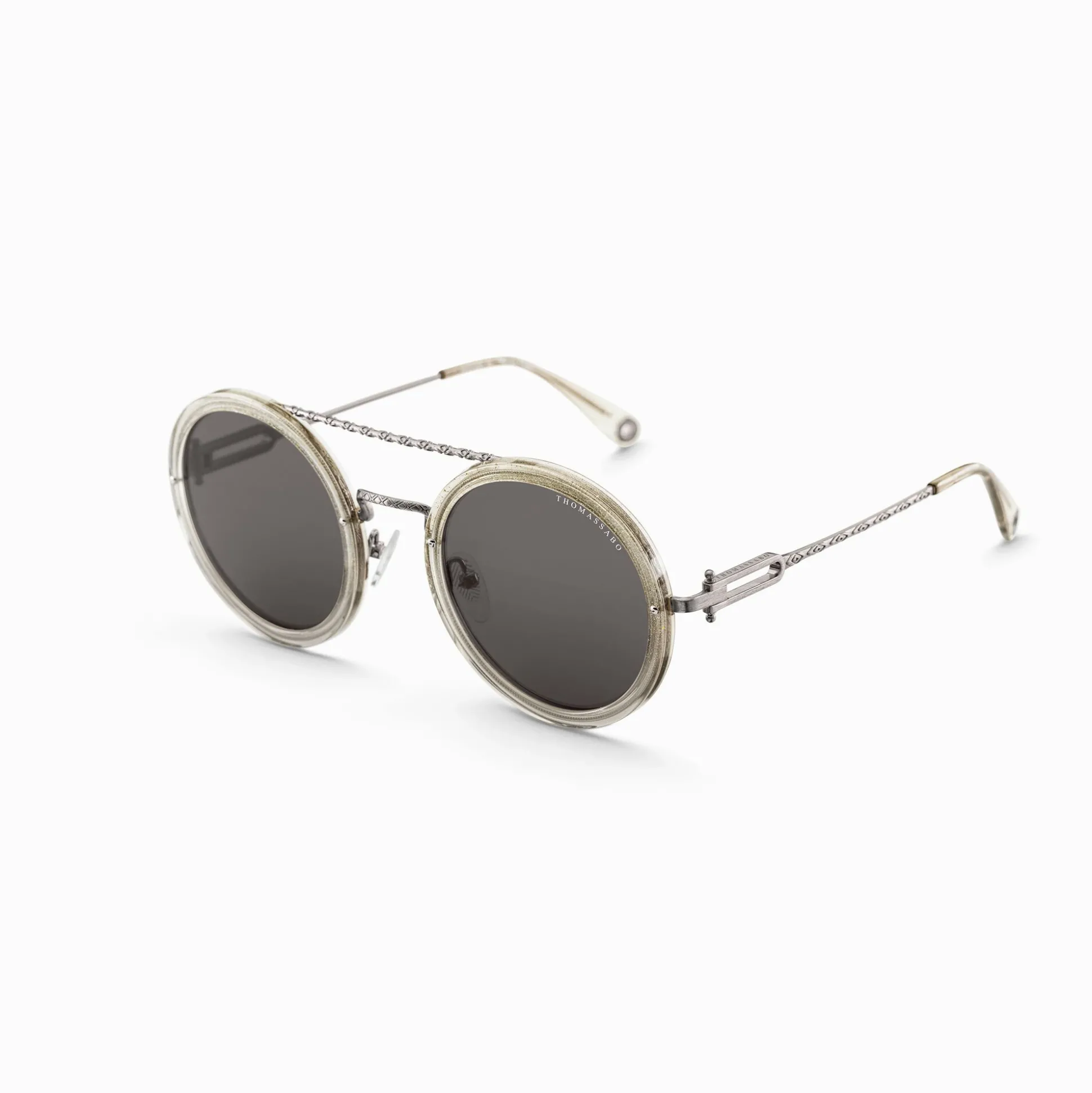 Discount Lunettes de soleil Romy rondes iconique Femme Lunettes De Soleil