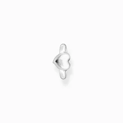 Flash Sale Manchette d'oreille en argent en forme de cœur Femme Manchettes D'oreilles|Argent 925