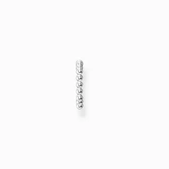 Sale Manchette d’oreille unique perles argent Femme Créoles|Manchettes D'oreilles