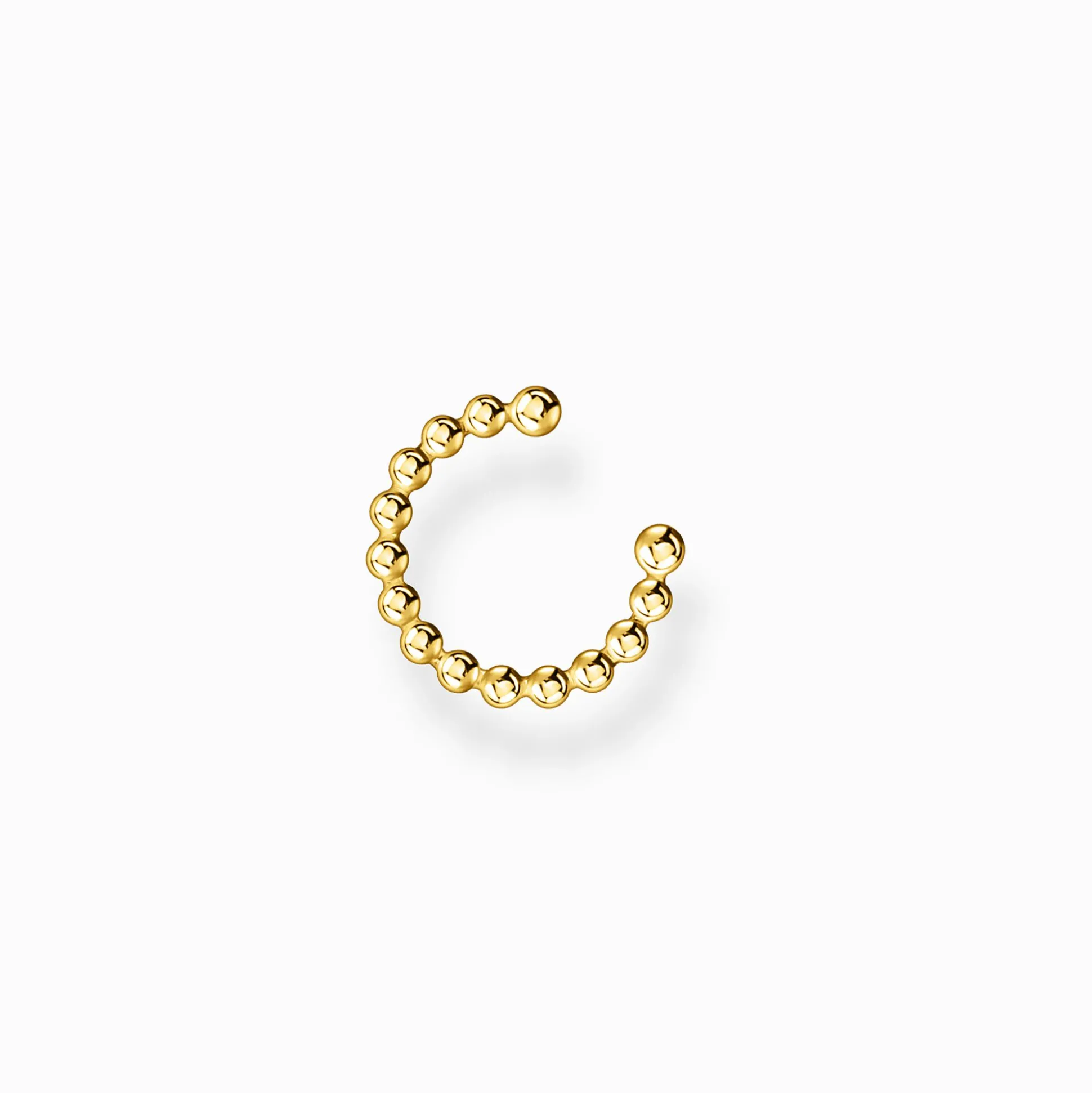 Discount Manchette d’oreille unique perles or Femme Créoles|Manchettes D'oreilles