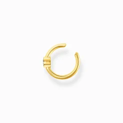 Online Manchette d’oreille unique pierre blanche or Femme Créoles|Manchettes D'oreilles