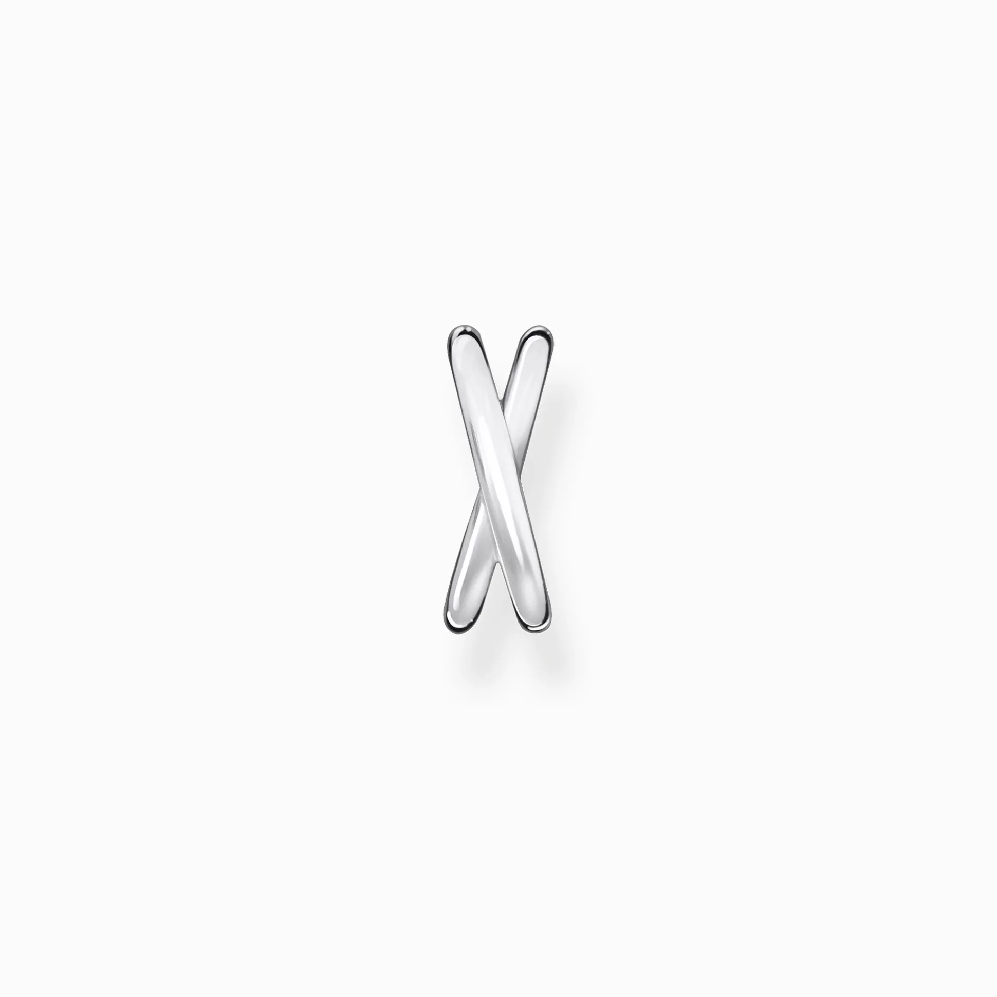 Cheap Manchette d’oreille unique argent double Femme Créoles|Manchettes D'oreilles