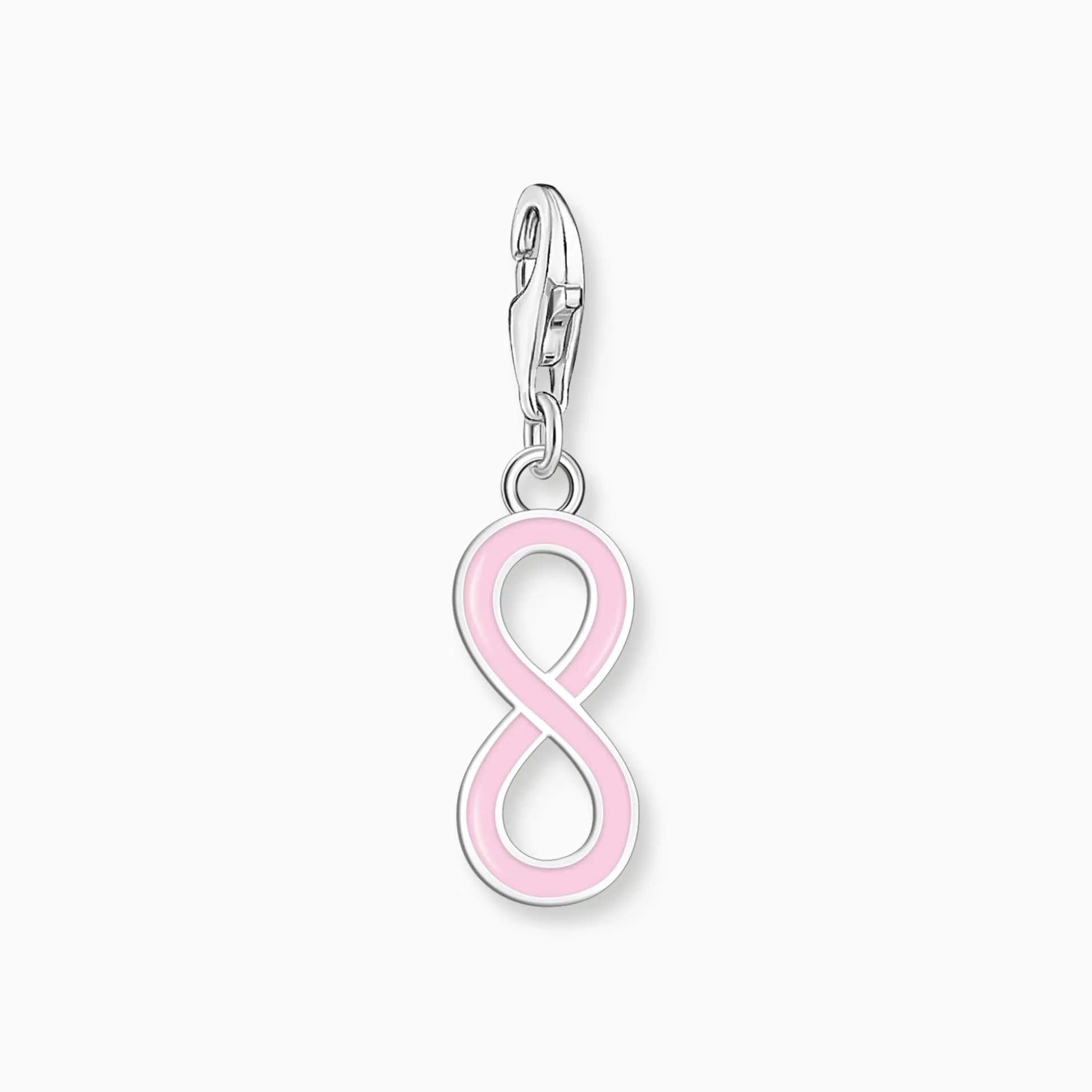 Clearance Membre Breloque Charm signe de l’infini en argent, rose Femme Charms|Charms