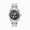 Flash Sale Montre automatique argentée de 41 mm avec cadran noir Homme Montres|Montres