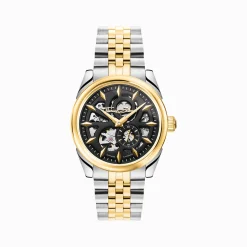 Discount Montre automatique bicolore avec 41 mm et cadran noir Homme Montres|Montres