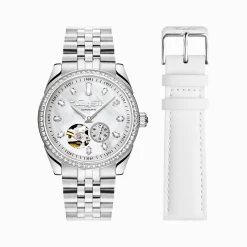 Flash Sale Montre automatique en argent de 36 mm avec incrustation de nacre Femme Montres|Montres Pour Femmes