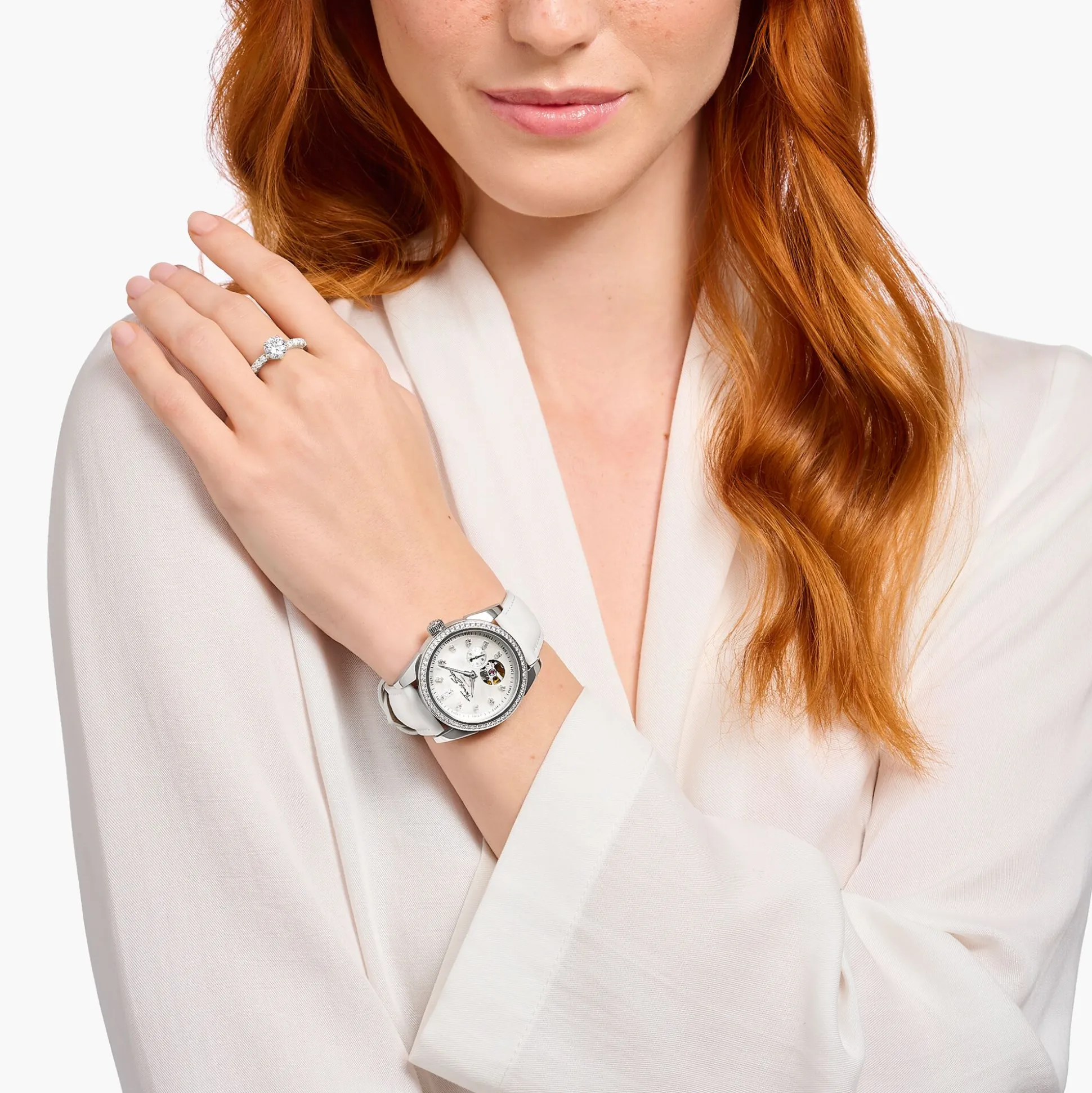 Flash Sale Montre automatique en argent de 36 mm avec incrustation de nacre Femme Montres|Montres Pour Femmes