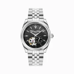 Outlet Montre automatique en argent de 36 mm avec emblème de lys Femme Montres|Montres Pour Femmes