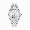 Sale Montre automatique en argent de 36 mm avec emblème de lys Femme Montres|Montres Pour Femmes