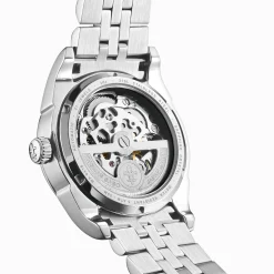 Sale Montre automatique en argent de 36 mm avec emblème de lys Femme Montres|Montres Pour Femmes