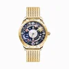 Outlet Montre Cosmic Amulet avec cadran en bleu foncé jaune doré Femme Montres|Montres Pour Femmes