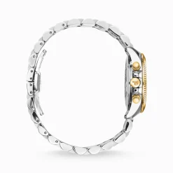 Best Sale Montre DivineChrono, placage doré et cadran noir Femme Montres|Montres Pour Femmes