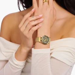 Store Montre femme avec 33 mm libellules et zircons Femme Montres|Montres Pour Femmes