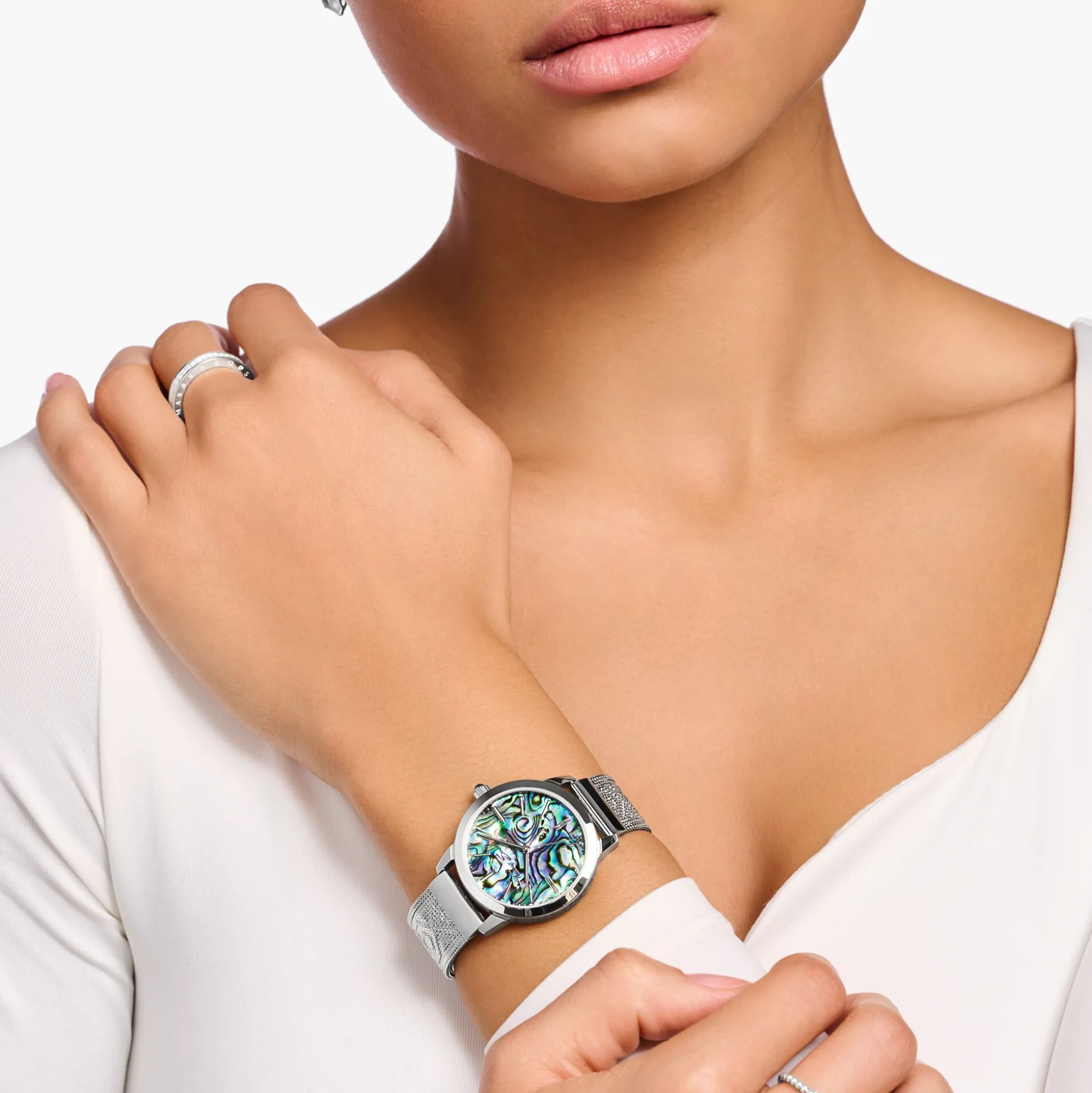 New Montre pour femme Arizona Spirit nacre d'abalone Femme Montres|Montres Pour Femmes