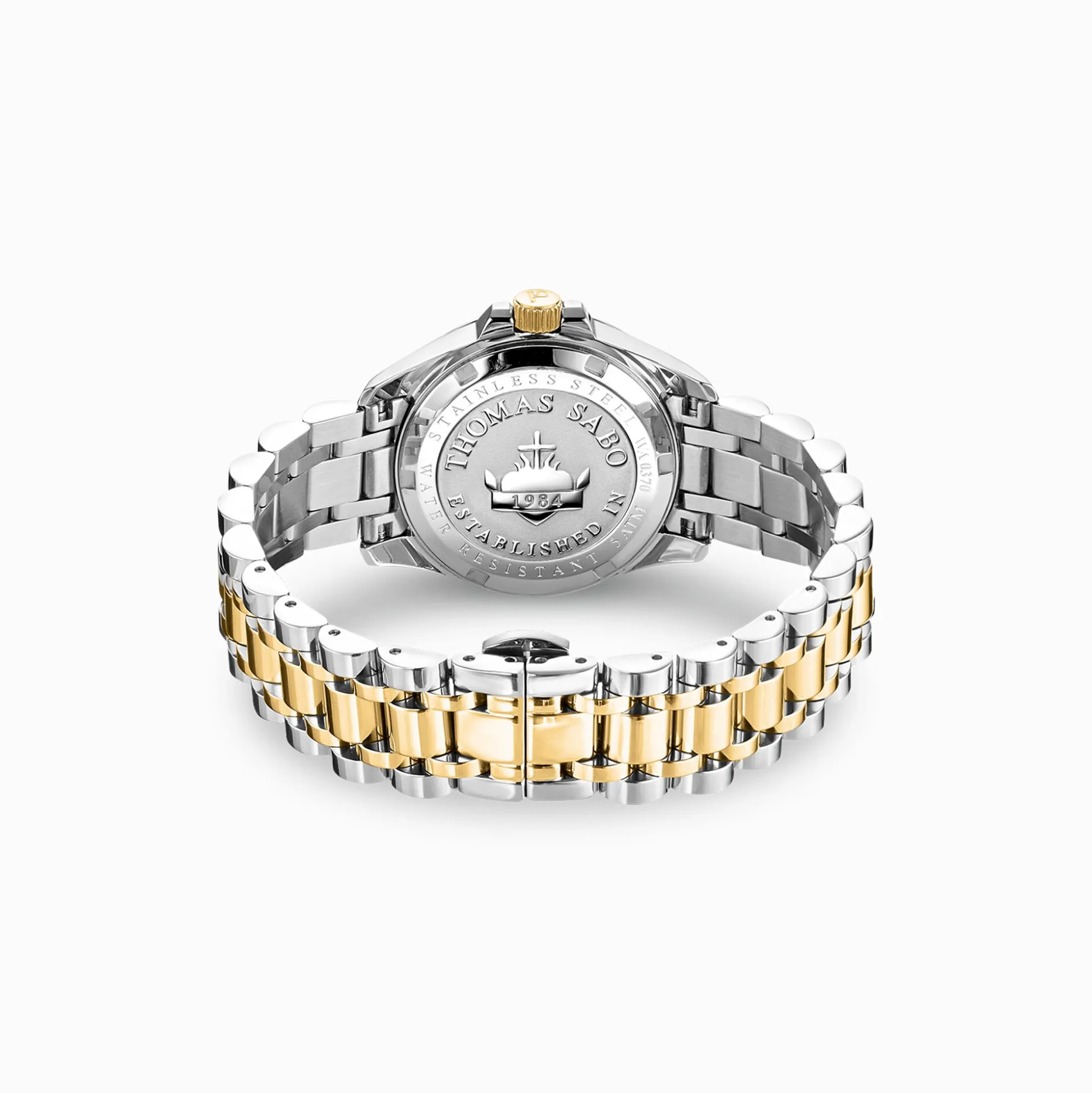 Outlet Montre pour femme bicolore or argent Femme Montres|Montres Pour Femmes