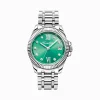 Best Sale Montre pour femme Divine Green avec cadran en vert argenté Femme Montres|Montres Pour Femmes