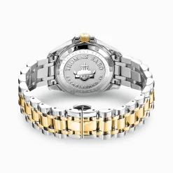 Discount Montre pour femme fleurs en pierres roses bicolores Femme Montres|Montres Pour Femmes