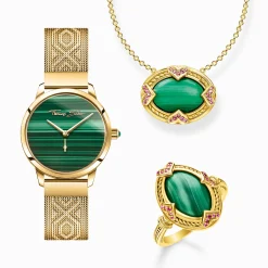 Store Montre pour femme garden spirit malachite or Femme Montres|Montres Pour Femmes