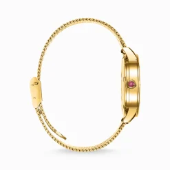 New Montre pour femme serpent en optique 3D couleur or jaune Femme Montres|Montres Pour Femmes