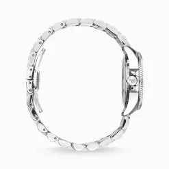 Hot Montre pour femmes DivineRainbow, placage argenté et gemmes multicolores. Femme Montres|Montres Pour Femmes