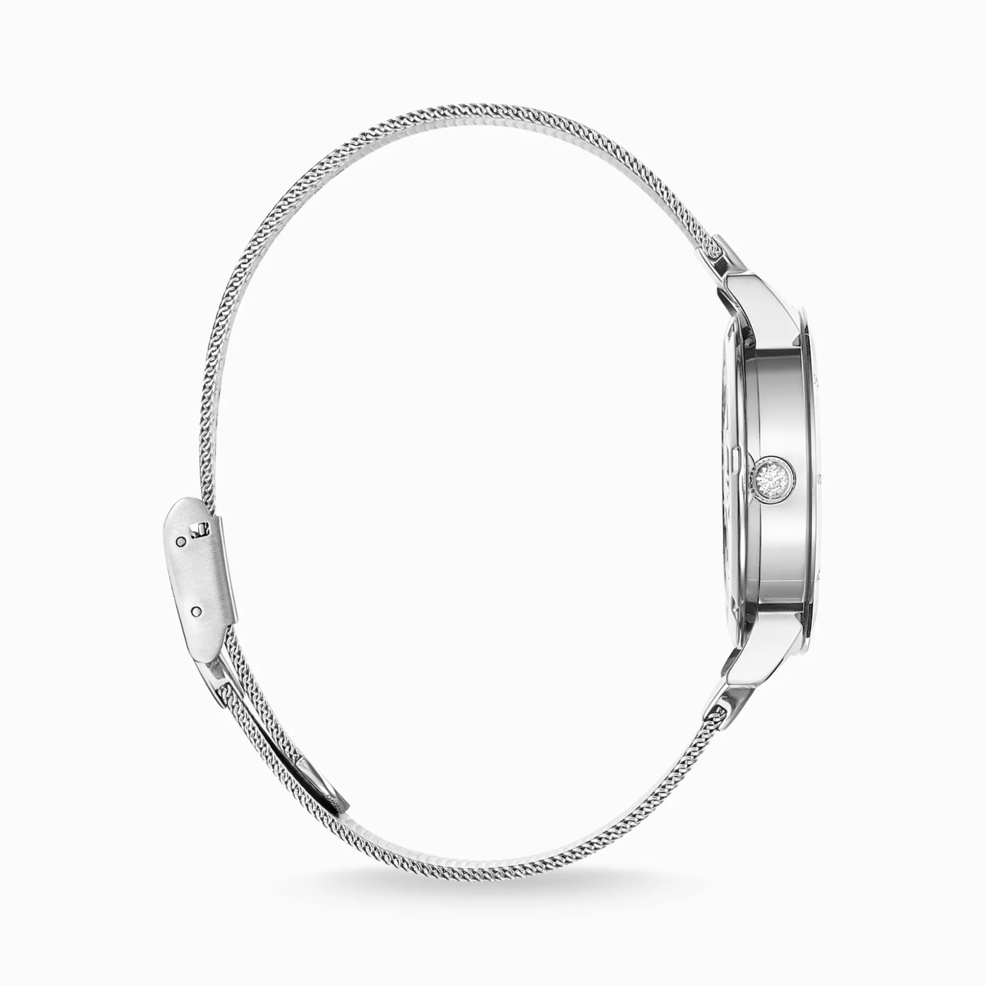 Flash Sale Montre pour femmes en argent avec 33 mm, libellules et zircone Femme Montres|Montres Pour Femmes