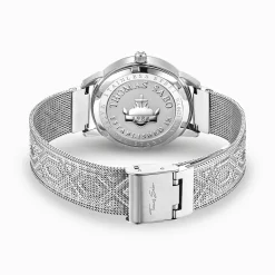 Flash Sale Montre pour femmes en argent avec 33 mm, libellules et zircone Femme Montres|Montres Pour Femmes