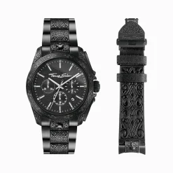 Cheap Montre pour homme Rebel at heart Chronograph noir Homme Montres|Montres
